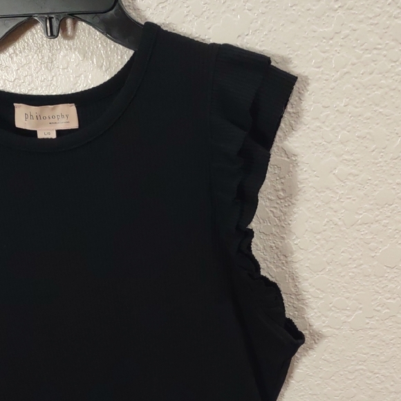 Philosophy Black Sleeveless Top - Picture 6 of 15